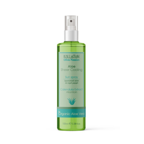 Το Σπρέι Βιολογικής Αλόης για Ανακούφιση μετά τον Ήλιο προσφέρει πολλαπλά οφέλη για την επιδερμίδα μετά την έκθεση στον ήλιο. Αυτό το προϊόν παρέχει άμεση ανακούφιση, θρέψη και δροσιά στο δέρμα που έχει υποστεί πολύωρη ηλιακή ακτινοβολία.