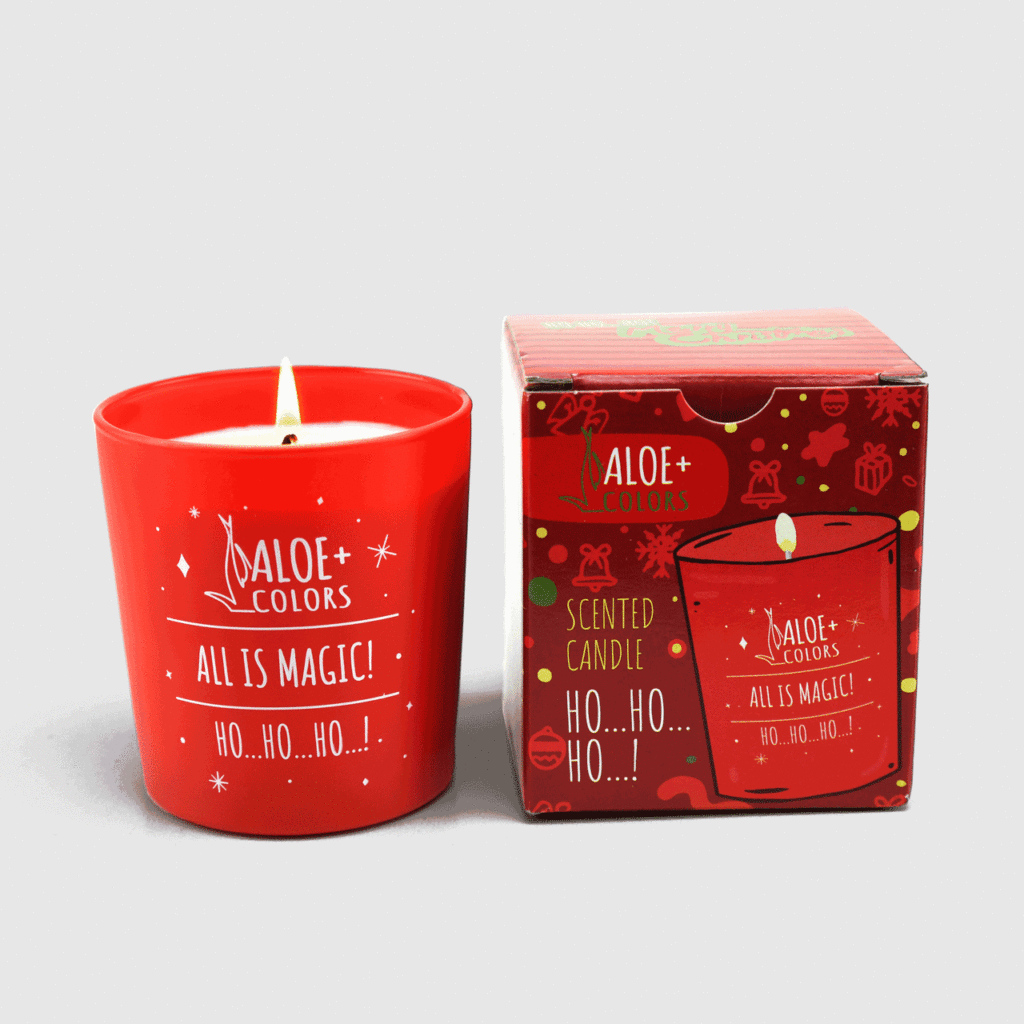 Αρωματικό Κερί Σόγιας "Ho Ho Ho!" by Aloe+Colors 220γρ. Ariston Lab