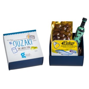 Ouzaki Box (The Greek Zen) €19.80 inc. VAT The most traditional Greek box, with a magical taste and aroma that will take you on a summer Aegean breeze! Enjoy it!