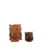 Wooden Decorative Owl in various dimensions – (4cm - 10cm) - Image 2