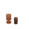 Wooden Decorative Owl in various dimensions – (4cm - 10cm) - Image 3