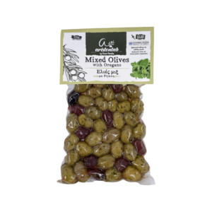 Mixed Olives with Oregano by AristonLab – 250gr