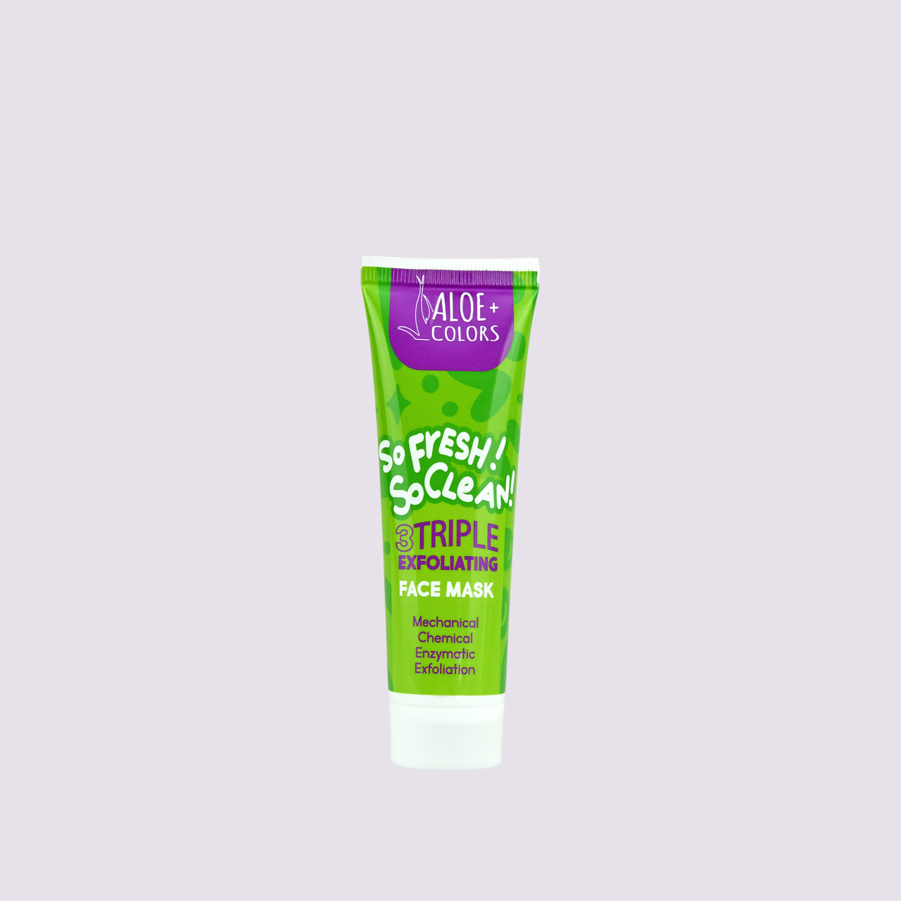 Exfoliating mask with triple-action clay 60ml – Aloe+Colors - Ariston Lab