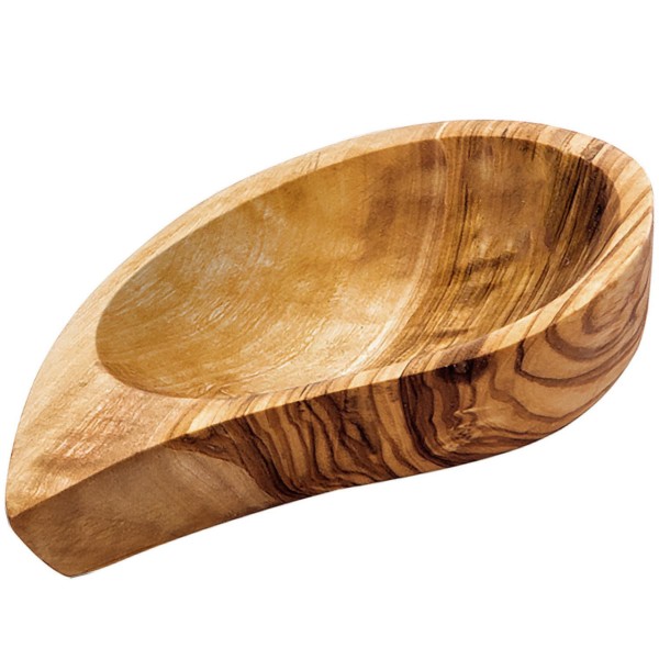 Yin and Yang Wooden Appetizer Bowl A beautiful handmade Yin and Yang shaped bowl, created with love and skill. It is made of high quality Cretan olive wood, giving it a sense of natural beauty that will catch the eye.