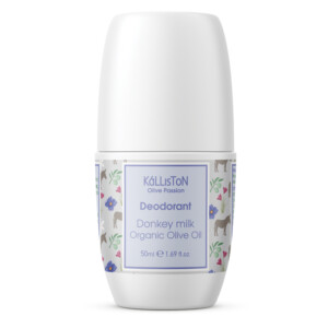 Αποτρέπει τον ιδρώτα και την κακοσμία. Παράλληλα ενυδατώνει και απαλύνει την επιδερμίδα.