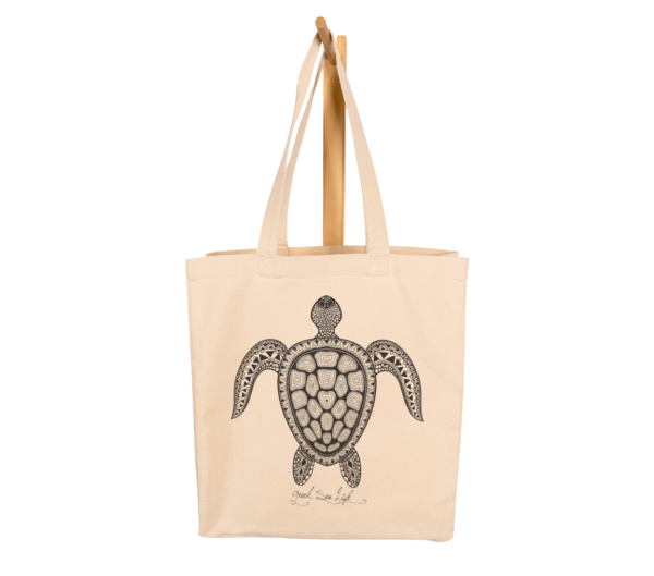 greek-sea-life-turtle-canvas-bag