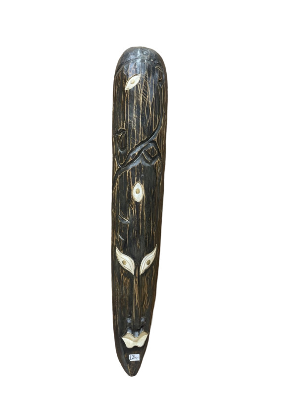 Αφρικάνικη χειροποίητη Μάσκα από μασίφ ξύλο 100 εκ.