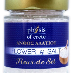Ανθός αλατιού - 100 % φυσικό ακατέργαστο θαλασσινό αλάτι.Ο ανθός αλατιού είναι ένα ανωτέρας ποιότητας φυσικό ακατέργαστο αλάτι χωρίς χημικά πρόσθετα.