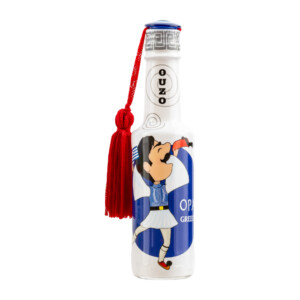 Ελληνικό Ούζο Μινιατούρα “Εύζωνας” 50ml Παραδοσικό Ελληνικό αρωματικό απόσταγμα με γλυκάνισο.Είναι άρρηκτα συνδεδεμένο με την ελληνική κουλτούρα της παρέας και της ευθυμίας.