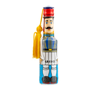 Ελληνικό Ούζο Μινιατούρα “Εύζωνας” 50ml. Παραδοσικό Ελληνικό αρωματικό απόσταγμα με γλυκάνισο.Είναι άρρηκτα συνδεδεμένο με την ελληνική κουλτούρα .