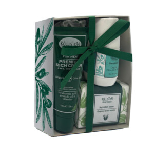 Σετ δώρου με πλούσια κρέμα για πρόσωπο χέρια & σώμα 100ml, αποσμητικό 50ml και σαπούνι 100gr